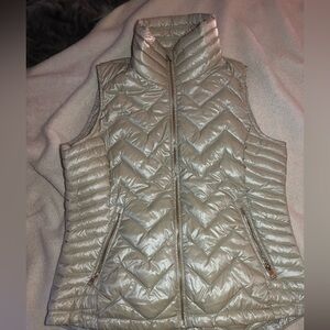 Calvin Klein Silver Puffer Vest